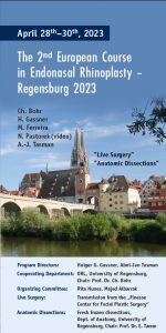 The 2nd European Course in Endonasal Rhinoplasty